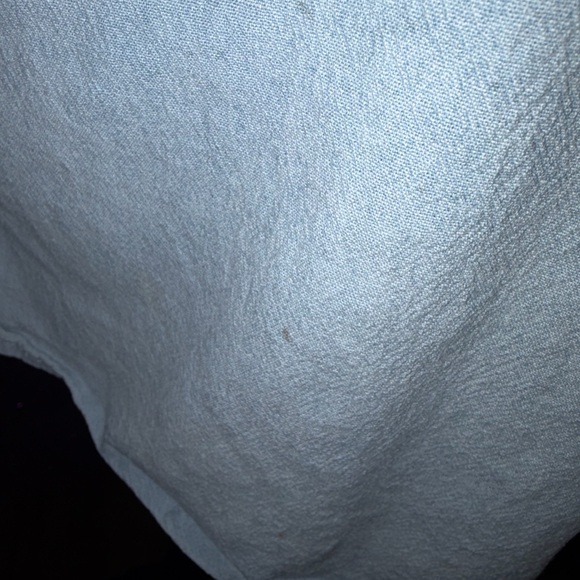 🆕💜 Wrangler Comfort Flex Light Wash Button Down Shirt M Western Denim - Picture 10 of 15